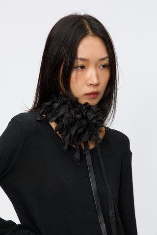KOUNELLIS FLOWER - BLACK